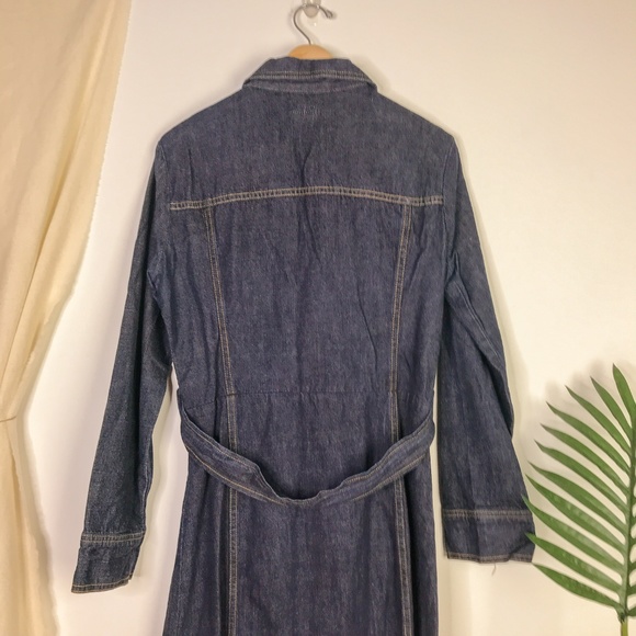 Vintage Denim Long Sleeve Dress - Picture 7 of 7
